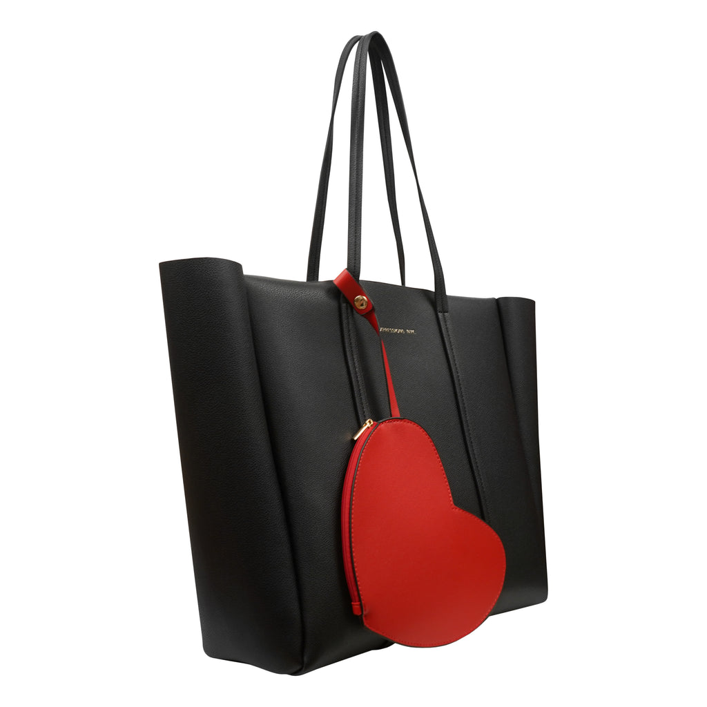 UPPER EAST SIDE TOTE LARGE WITH HEART POUCH