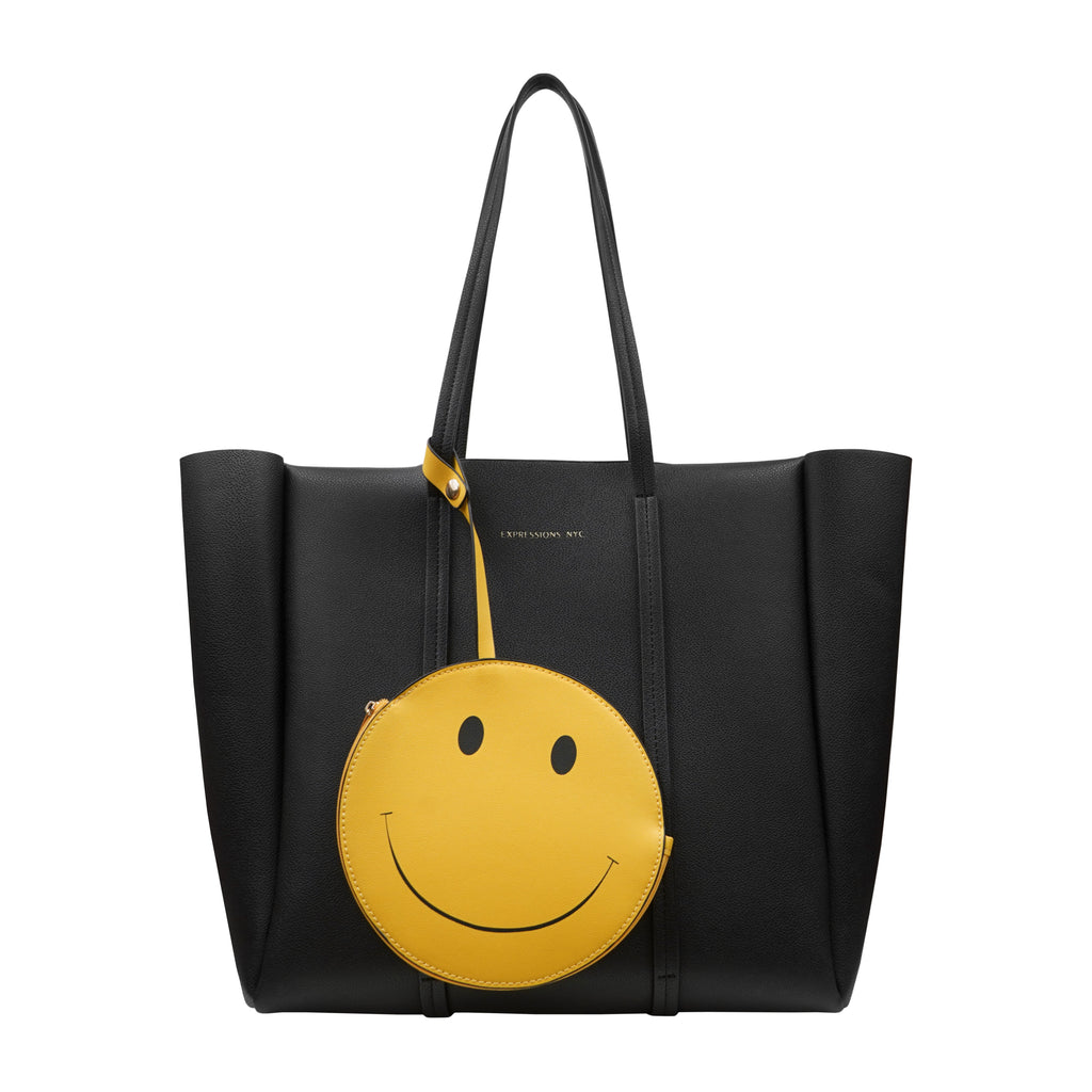 UPPER EAST SIDE TOTE LARGE WITH SMILEY POUCH